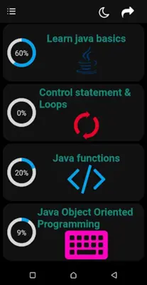 Java Language android App screenshot 2