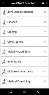 Java Language android App screenshot 3